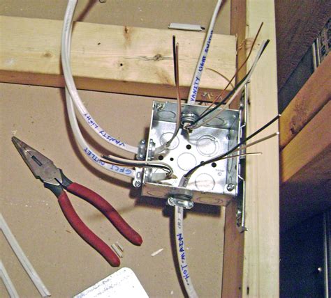 ceiling light junction box installation|old work ceiling box installation.